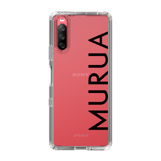 Slim Protection Case［ MURUA - Logo - Black ］