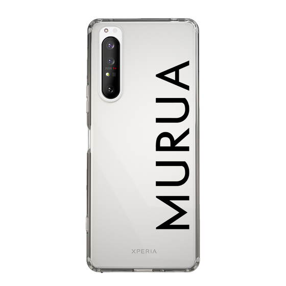 Slim Protection Case［ MURUA - Logo - Black ］