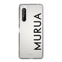 Slim Protection Case［ MURUA - Logo - Black ］