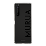 Slim Protection Case［ MURUA - Logo - Black ］