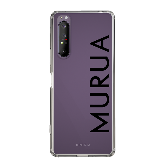 Slim Protection Case［ MURUA - Logo - Black ］