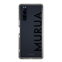 Slim Protection Case［ MURUA - Logo - Black ］