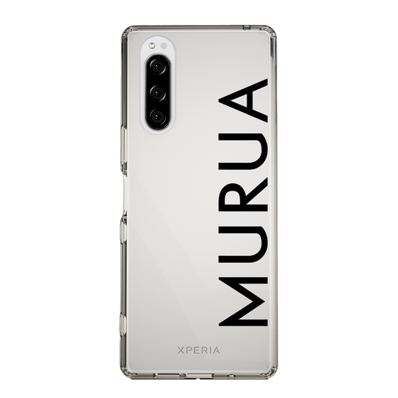 Slim Protection Case［ MURUA - Logo - Black ］