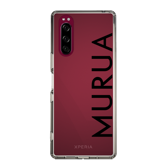 Slim Protection Case［ MURUA - Logo - Black ］
