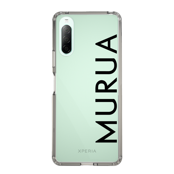 Slim Protection Case［ MURUA - Logo - Black ］