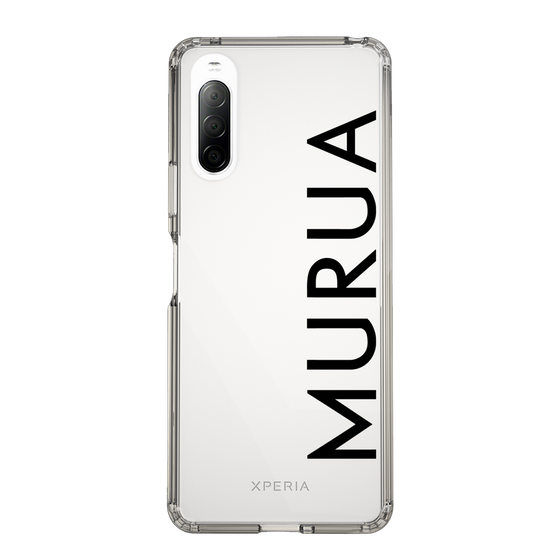 Slim Protection Case［ MURUA - Logo - Black ］