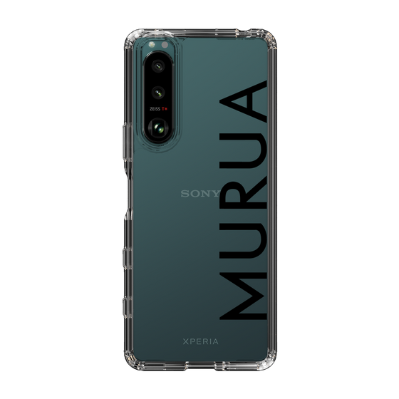 Slim Protection Case［ MURUA - Logo - Black ］