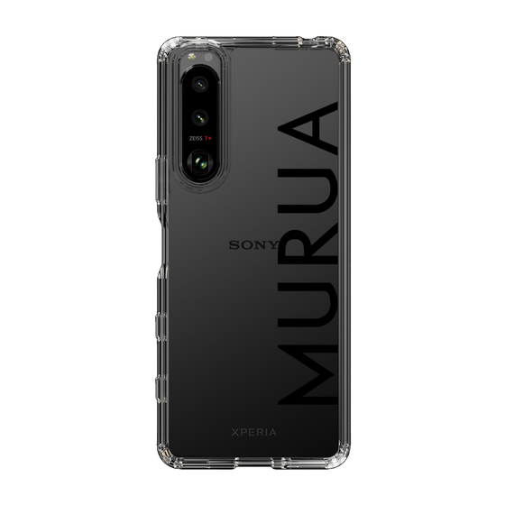Slim Protection Case［ MURUA - Logo - Black ］