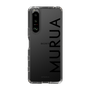 Slim Protection Case［ MURUA - Logo - Black ］