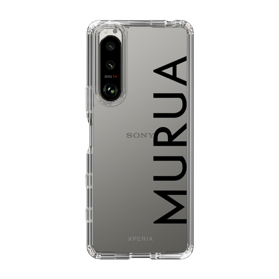 Slim Protection Case［ MURUA - Logo - Black ］