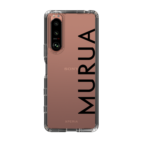 Slim Protection Case［ MURUA - Logo - Black ］