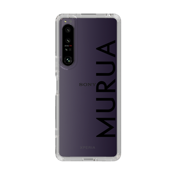 Slim Protection Case［ MURUA - Logo - Black ］