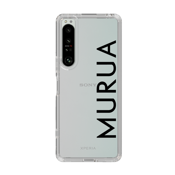 Slim Protection Case［ MURUA - Logo - Black ］