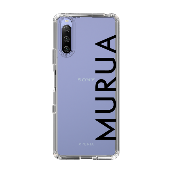 Slim Protection Case［ MURUA - Logo - Black ］