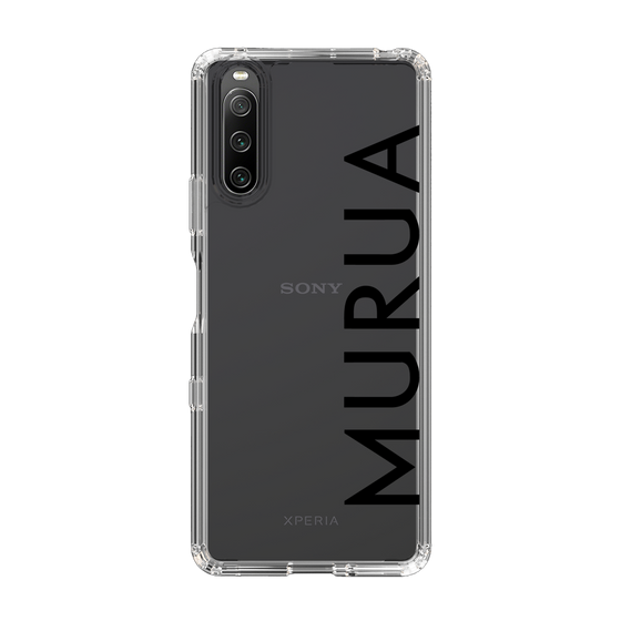 Slim Protection Case［ MURUA - Logo - Black ］