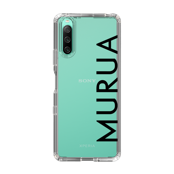 Slim Protection Case［ MURUA - Logo - Black ］
