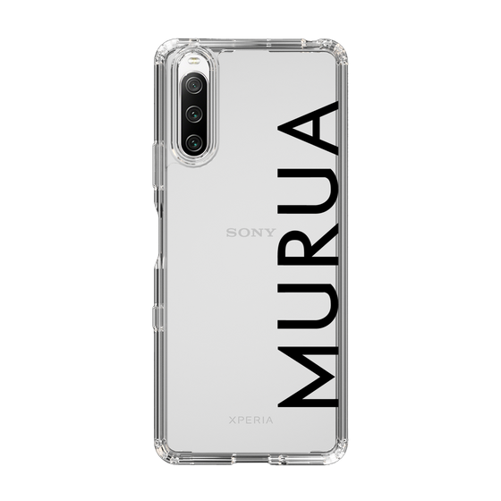Slim Protection Case［ MURUA - Logo - Black ］
