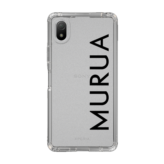 Slim Protection Case［ MURUA - Logo - Black ］