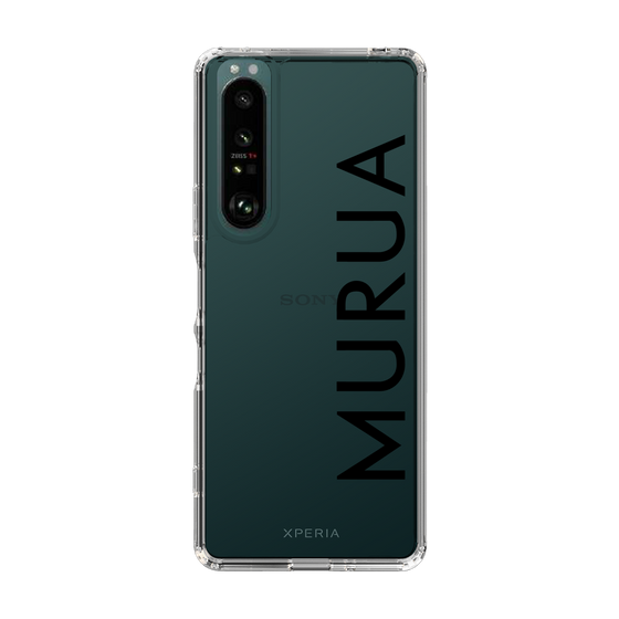 Slim Protection Case［ MURUA - Logo - Black ］