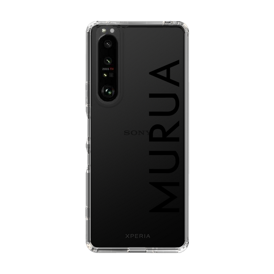 Slim Protection Case［ MURUA - Logo - Black ］