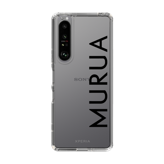 Slim Protection Case［ MURUA - Logo - Black ］