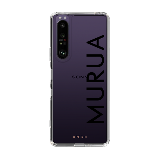 Slim Protection Case［ MURUA - Logo - Black ］
