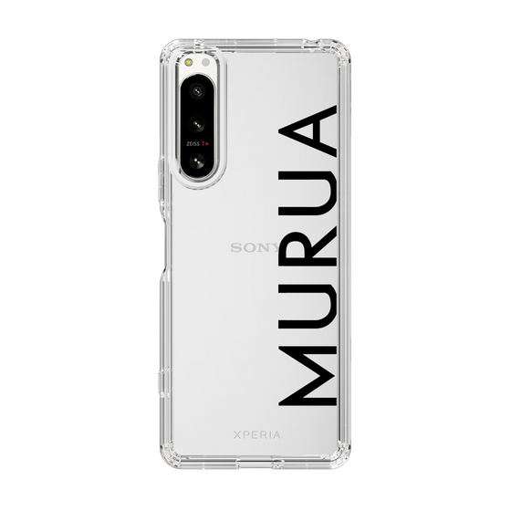 Slim Protection Case［ MURUA - Logo - Black ］
