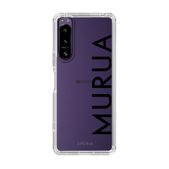 Slim Protection Case［ MURUA - Logo - Black ］