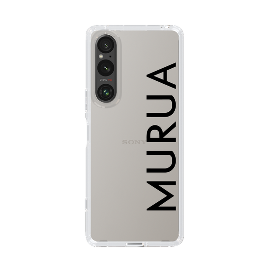 Slim Protection Case［ MURUA - Logo - Black ］