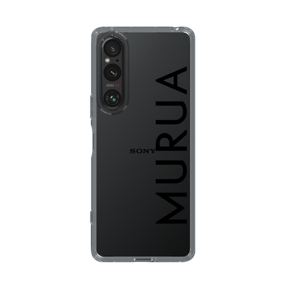 Slim Protection Case［ MURUA - Logo - Black ］