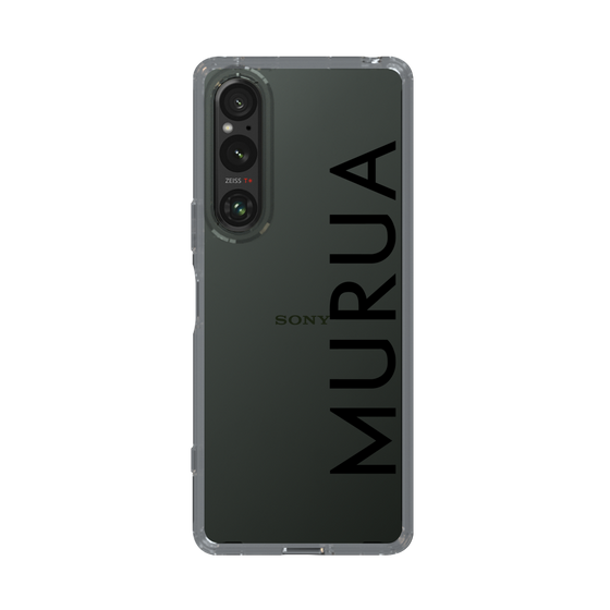Slim Protection Case［ MURUA - Logo - Black ］