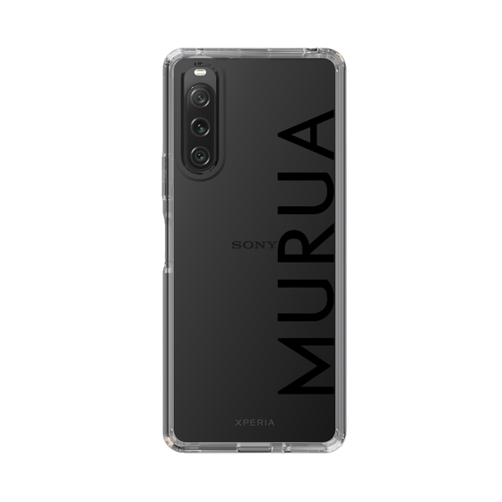 Slim Protection Case［ MURUA - Logo - Black ］