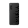 Slim Protection Case［ MURUA - Logo - Black ］