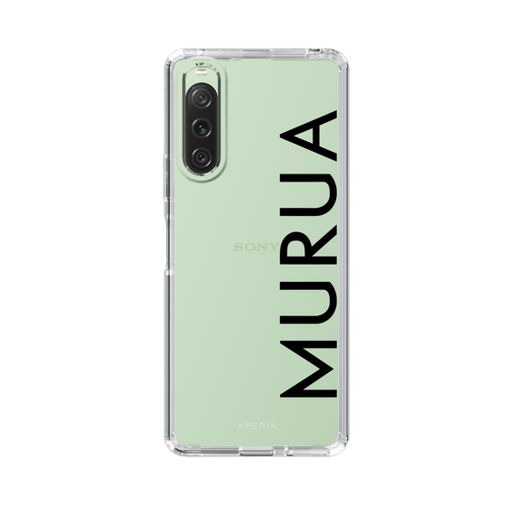 Slim Protection Case［ MURUA - Logo - Black ］