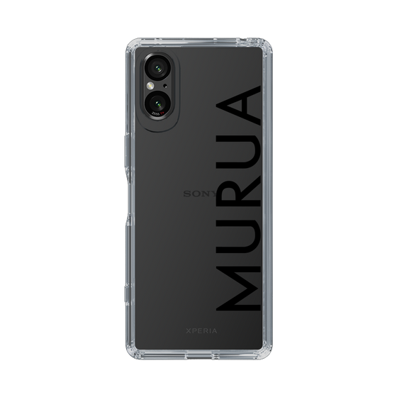 Slim Protection Case［ MURUA - Logo - Black ］