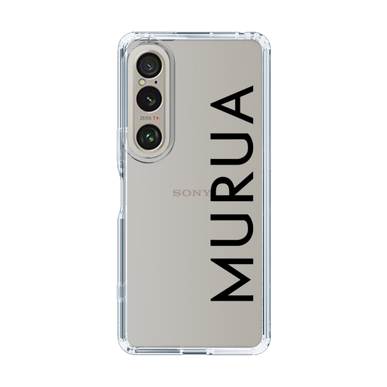 Slim Protection Case［ MURUA - Logo - Black ］