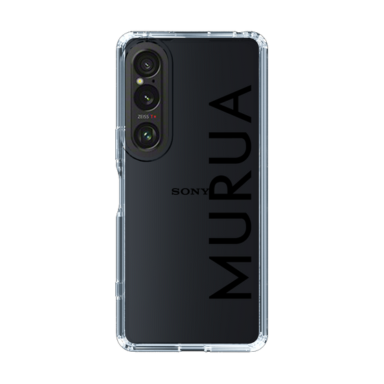 Slim Protection Case［ MURUA - Logo - Black ］