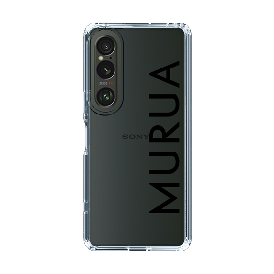 Slim Protection Case［ MURUA - Logo - Black ］