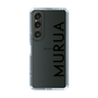 Slim Protection Case［ MURUA - Logo - Black ］