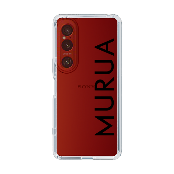 Slim Protection Case［ MURUA - Logo - Black ］