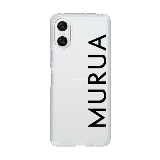 Slim Protection Case［ MURUA - Logo - Black ］