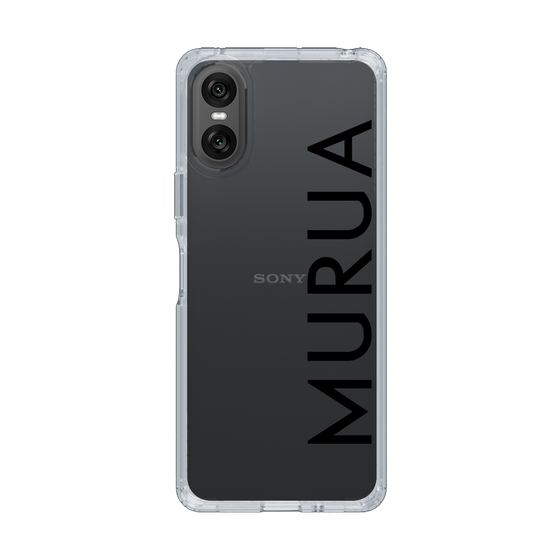 Slim Protection Case［ MURUA - Logo - Black ］
