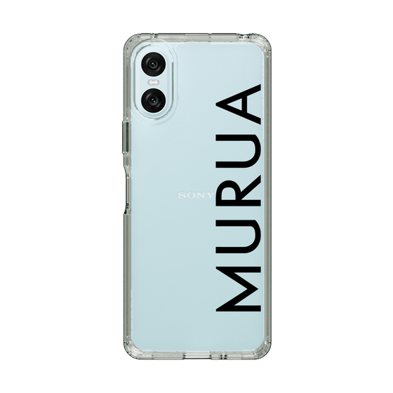Slim Protection Case［ MURUA - Logo - Black ］