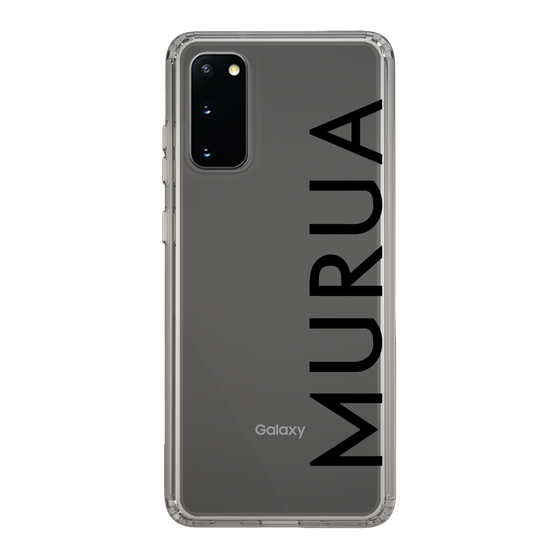 Slim Protection Case［ MURUA - Logo - Black ］
