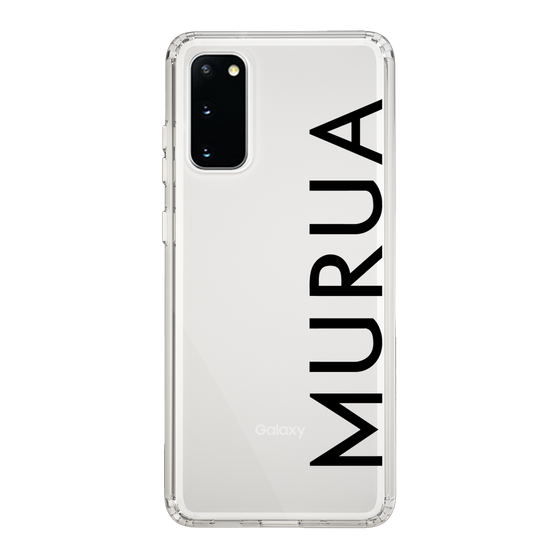 Slim Protection Case［ MURUA - Logo - Black ］