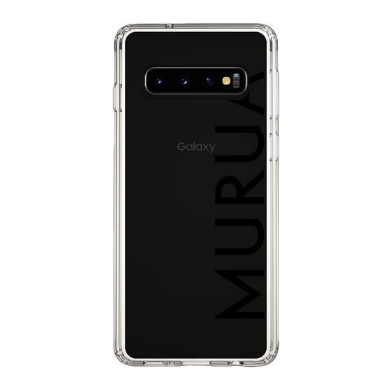 Slim Protection Case［ MURUA - Logo - Black ］
