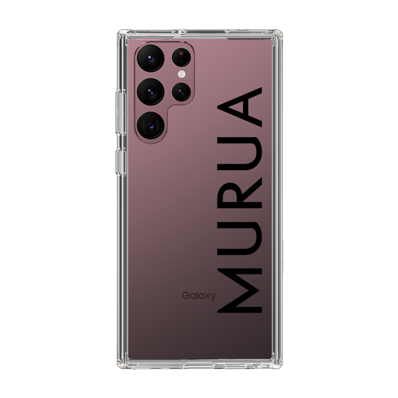 Slim Protection Case［ MURUA - Logo - Black ］