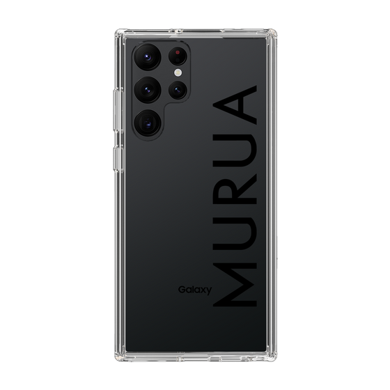 Slim Protection Case［ MURUA - Logo - Black ］