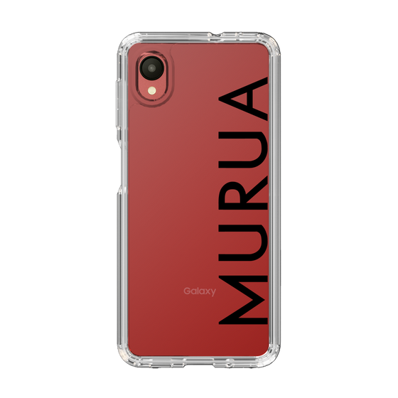 Slim Protection Case［ MURUA - Logo - Black ］