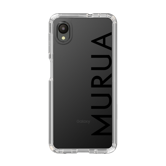 Slim Protection Case［ MURUA - Logo - Black ］